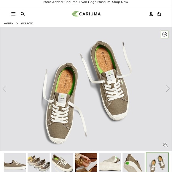 NWOT CARIUMA SAND CONTRAST THREAD CANVAS‎ OCA LOW​​​​​ - Picture 13 of 15